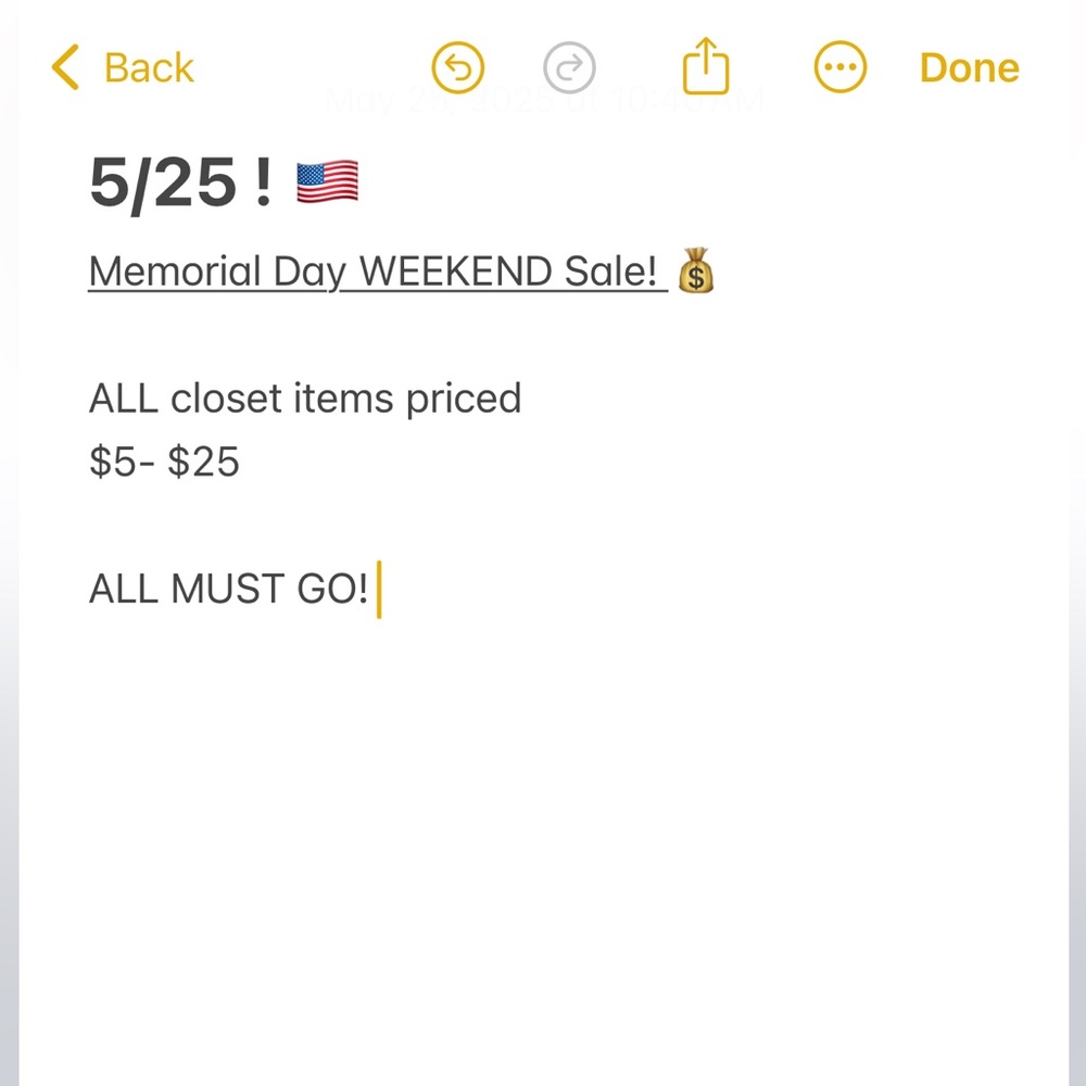 SALE MDW only!!!!!